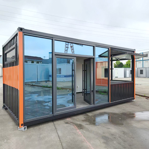 Contenedor Modular para el hogar pequeño y moderno de lujo, puerta de cristal para restaurante, Hotel, apartamento, Panel sándwich de acero construido - Product Image 3