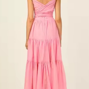 Vestido de Verano de Lino Maxi para Mujer, Estilo Vintage, con Tirantes Finos, Modesto, a la Moda, Precio Bajo, Gran Venta - Product Image 6