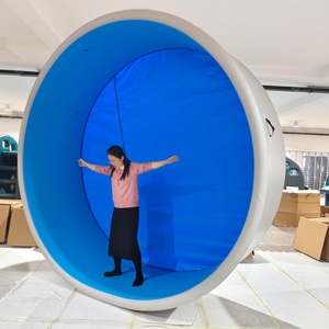 <span class=keywords><strong>Piscine</strong></span> hors sol gonflable Ipoolgo Type 5m <span class=keywords><strong>de</strong></span> diamètre, structure Drop Stitch, profondeur 1,5m, ronde, pour jardin, resort et école - Product Image 5