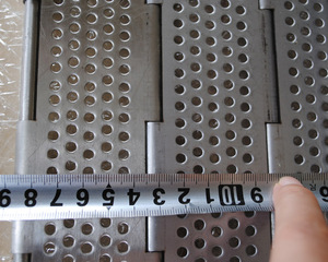 Gıda sınıfı isıya dayanıklı paslanmaz çelik yonga konveyör bant zinciri delikli konveyör zincirleri - Product Image 3