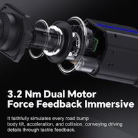 Nuevo Volante PXN-V99 con Force Feedback de 900 Grados para Simulador de Conducción y Carreras, Compatible con PS4, PS3, PC y Xbox