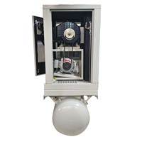 Compresseur d'air à vis sans huile tout-en-un à entraînement par courroie industrielle 3,7 KW L05T-Y37-8LR avec sécheur d'air congelé et réservoir d'air