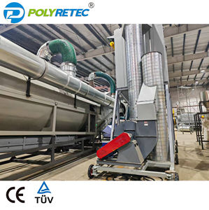 Yüksek Verimli PP PE Film Torbaları Su İçermeyen Yıkama Hattı/Su Kullanmayan Plastik Atık Geri Dönüşüm Makinesi - Product Image 5