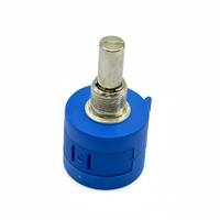 Potentiomètre de précision BOURNS 3590S-10K-10T 10K Ohm 10 tours avec kit de bouton, montage sur panneau, réglage de tension de calibrage 1