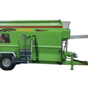 Livestock Feeding Equipment Horizontal Auger High Quality From Turkey 10m3 Feed Mixer - Product Image 1