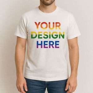 T-shirt en coton 100% personnalisé avec logo, taille standard, pour hommes, noir, blanc, rouge, coupe classique, pour événements, équipes, promotions - Product Image 5