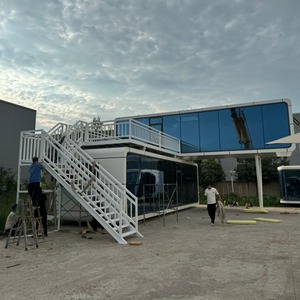 Nhà di động sang trọng 40ft nhà di động nhà tiền chế nhà Kết Cấu Thép nhà biệt thự viên nang hiện đại được sử dụng cho khách sạn - Product Image 5