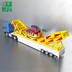 Atracción Móvil de Atracciones de Feria OVNI Volador para Exteriores BJ-PR24, Diseño de Remolque, Color Personalizado, para Eventos de Circo y Festivales - Product Image 1