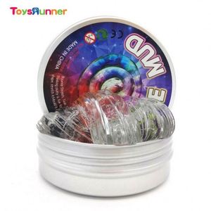 Non Stick Hand Poke Toy Clay Plastic Stress Relief <b>Slime</b> Bounce Mud Transparent Crystal - Product Image 2