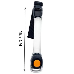 Brazalete Luminoso LED Intermitente Ajustable para Brazo y Muñeca, Pulsera Luminosa Nocturna IP20 Marca LM para Correr y Deportes al Aire Libre - Product Image 3