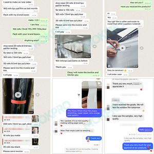 MOKPRO哑光涂层黑色自愈防腐高级汽车乙烯基包装膜PPF哑光黑色汽车薄膜防护 - Product Image 2