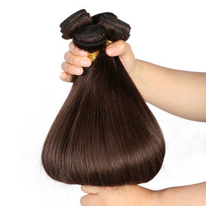 Honor <span class=keywords><strong>Hair</strong></span> Machine Double <span class=keywords><strong>Weft</strong></span> Color scuro Extension Soft <span class=keywords><strong>Brazilian</strong></span> Bundle No Shedding <span class=keywords><strong>Hair</strong></span> <span class=keywords><strong>Weft</strong></span> <span class=keywords><strong>Hair</strong></span> - Product Image 3