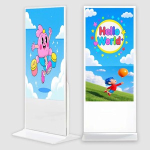 จอแสดงผลโฆษณาแบบตั้งพื้น LCD ขนาด 55 นิ้ว แนวตั้ง สำหรับแสดงข้อมูลโฆษณา - Product Image 1