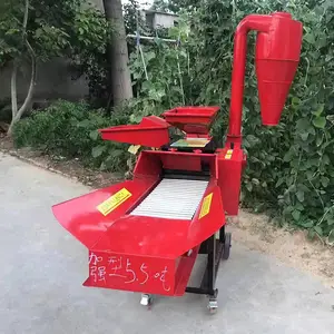 Agriculture Poultry Straw Grass Cutting Animal Feed Progressing Electric or Gasoline Hay Cutter pto Silage Chaff Cutter Machine