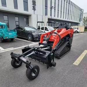 Hete Aanbieding 650Kg Draagvermogen 25PK Diesel <span class=keywords><strong>Mini</strong></span> Skid Steer EPA Kubota Motor <span class=keywords><strong>Mini</strong></span> Rups Skid Steer Loader met Harley Hark - Product Image 1