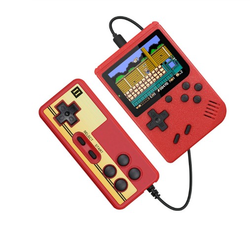 3-дюймовый классический 400 игр в 1 Макарон портативная приставка для видеоигр Ретро игровая консоль для детей