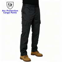 Vêtements ignifuges FIREBEAR en modacrylique/coton pour adultes, antistatiques, vêtements de travail cargo de sécurité, pantalon de protection contre les arcs électriques, 300 g/m², tissé