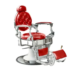 Vintage Hair Reclining Hydraulic Shop Lifting Hairdressing Furniture Beauty Salon Styling Barber Chair