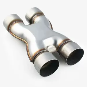 409 Stainless Steel X PIPES / CONNECTING PIPES /EXHAUST PIPES Quality universal car Exhaust muffler X pipe