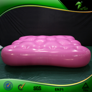 Cama <span class=keywords><strong>Inflable</strong></span> <span class=keywords><strong>Gigante</strong></span> Rosa Muy Suave en Oferta, Colchón <span class=keywords><strong>Inflable</strong></span> de PVC para Recostarse - Product Image 4