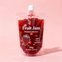Pochette à bec verseur transparente sans BPA de qualité alimentaire pour bébé, sac d'emballage pour jus et boissons avec buse