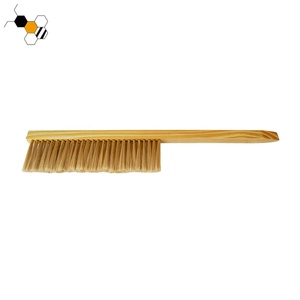 Çift sıra yapay elyaf ve ahşap saplı yeni durumda arı fırçası ile arıcılık kovanı araçları - Product Image 2