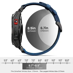 <span class=keywords><strong>Bracelet</strong></span> QuickFit en <span class=keywords><strong>Nylon</strong></span> 26mm <span class=keywords><strong>22mm</strong></span> pour <span class=keywords><strong>Garmin</strong></span> Mk3i 51mm Mk2i/Mk1 MARQ Gen 2 <span class=keywords><strong>Bracelet</strong></span> pour <span class=keywords><strong>Garmin</strong></span> Epix Pro Enduro <span class=keywords><strong>bracelet</strong></span> de montre à bande souple - Product Image 6