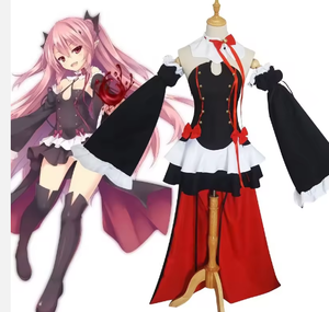 Costume d'Halloween Krul Tepes <span class=keywords><strong>Anime</strong></span> Cosplay Costume Uniformes Séraphin de la Fin Cosplay Polyester Jupe Fille En Gros - Product Image 1