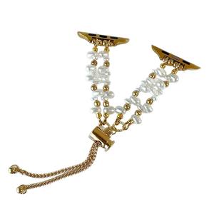 Nouveau bracelet de montre intelligente IWatch S10 en perles irrégulières pour femmes, fin et élégant, pour montres Apple et Huawei - Product Image 5