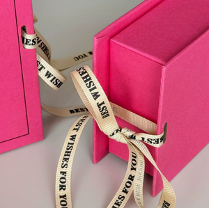 Exquisite Pink Embossed Jewelry Box with Ribbon Detail A Minimalist Packaging Solution for Fine <b>Rings</b> Earrings Bracelet - Product Image 5