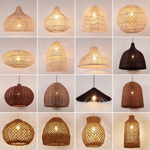 Rattan Art Chandelier <b>Led</b> Bamboo Room Bedroom Indoor Pendant <b>Led</b> <b>Light</b> Modern Chandeliers Ceiling Luxury Pendant <b>Light</b> - Product Image 5