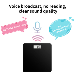 Timbangan suara 180KG 5 bahasa, timbangan suara dapat diatur, penggunaan baik di kamar mandi harian atau malam - Product Image 4