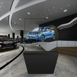 2019 חדש שחרור 42cm 3D הולוגרמה דיגיטלי קיר רכוב פרסום תצוגת מקרן מאוורר ברזולוציה גבוהה עם WIFI - Product Image 6