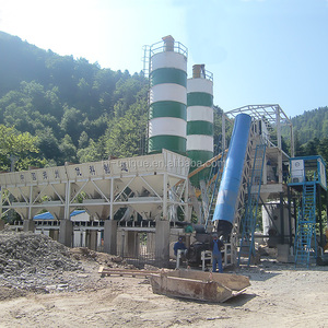 Düşük fiyat elektrik bant konveyör 90m 3/h HZS90 beton beton karıştırma tesisi satılık - Product Image 4
