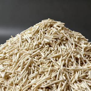 Umwelt freundliche Arena Para Gato De Tofu Natürliche staubfreie Premium OEM Tofu Katzen sand verklumpen Spülbare Masse 5L Tofu Katzenstreu - Product Image 5