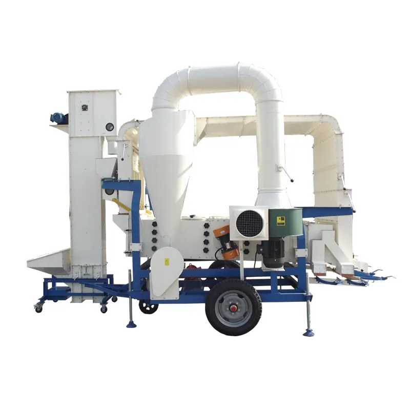 Seed Vibration Cleaner/ Sesame Soybean Wheat Maize Grain Chia Seed Cleaning Machine