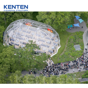 Dôme géodésique KENTEN, grand et durable, pour événements, 20 m, 25 m, 30 m de diamètre, tentes en métal pour fêtes, mariages, événements, 500 personnes - Product Image 6