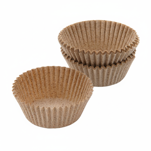 Tasses de cuisson en papier à mur unique écologiques 40 pièces avec couche de peinture PE forme unique - Product Image 2