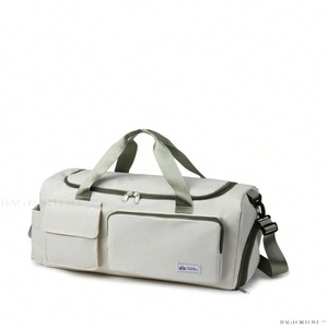 Travel Handbag Large Capacity Portable Adjustable Strap Soft Handle Durable Zipper Closure - Product Image 1