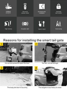 Puerta trasera eléctrica modificada para Audi <span class=keywords><strong>Q5</strong></span> <span class=keywords><strong>2018</strong></span> + Control de llave Sistema de apertura automática Tronco de energía - Product Image 3