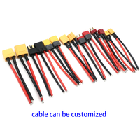 Connecteur Y-Splitter Mâle-Femelle XT30 XT90 XT60, Câble d'Extension de Convertion pour Alimentation Électronique, Silicone 500V 35A