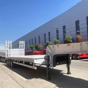 Remolque de plataforma baja hidráulica de 3, 4 y 5 ejes para trabajo pesado, de 1-2 toneladas, con cuello de cisne, 12.5x2.5x1.5m, Shandong Fengniao - Product Image 2