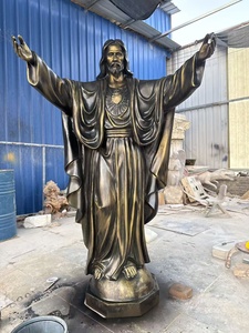 High Quality Large Size Hand-Painted Jesus Factory Custom Resin Sculpture Religious Catholic Art Theme 20241109006 Large Outdoor - Product Image 6