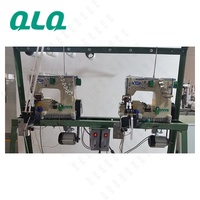Pied à glissière pour Machine à coudre industrielle, pour Machine à coudre à glissière en Nylon, aiguille d'orgue de guidage, Machine pliante à Double fermeture éclair