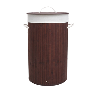 New Arrival có thể gập lại Polyester & tre giặt giỏ đầy màu sắc sắt cản trở với biểu tượng tùy chỉnh cho quần áo tổ chức - Product Image 4