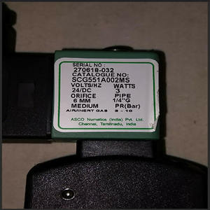 วาล์ว Emerson ASCO SCG551A002MS.24/DC - วาล์วแบบสปูล 3/<span class=keywords><strong>2</strong></span> ทาง, ช่องต่อ NAMUR, ซีรีส์ 551 วาล์วแบบสปูลควบคุมด้วยลม/ไพล็อต ขายดี - Product Image 5