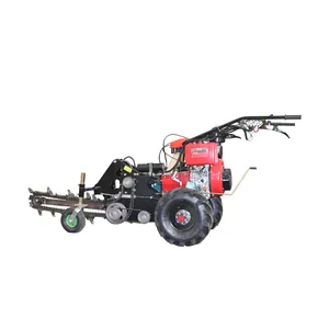 Half-Automatische Trencher Machine Mini Kabel Trencher Machine Handmatige Ketting Trencher