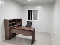 Maison de conteneur de bureau préfabriquée en acier de 20 pieds et 40 pieds Maisons préfabriquées pour villa à usage de toilette