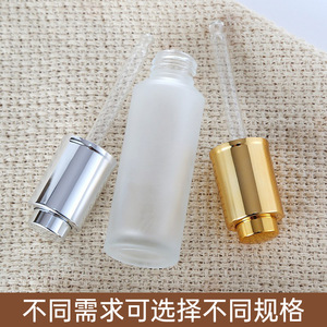 Transparent Glass Serum <b>Bottle</b> 50ml With <b>Dropper</b> For Face Cosmetic Grade Travel Refill <b>Bottle</b> - Product Image 5
