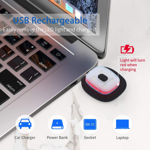 LED Cap Light Beanie With Light Unisex Rechargeable Hands Free LED Headlamp <strong>Hat</strong> Knitted Night Light Beanie Cap Flashlight - Product Image 5